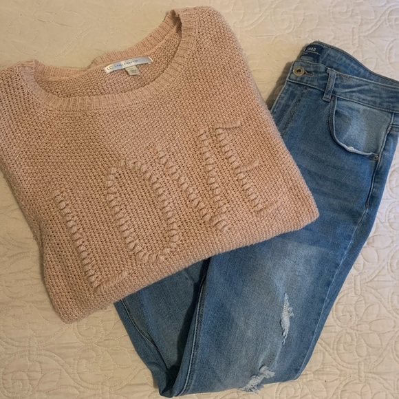 Lauren Conrad LOVE Sweater - Picture 1 of 7